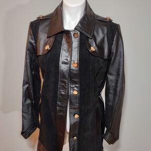 Iman leather jacket